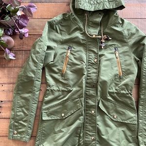 Zara olive coat